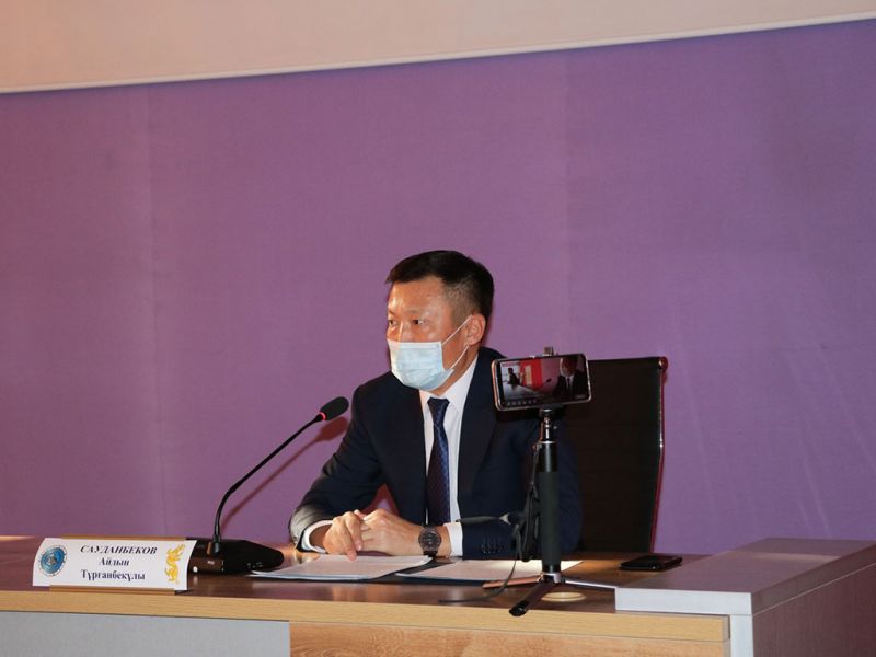 ДГД по Алматинской области провел пресс-конференцию