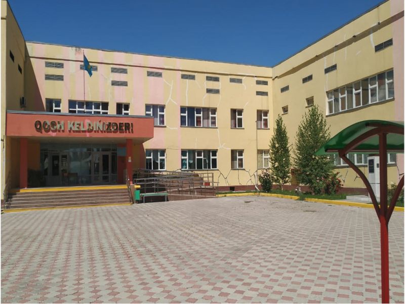 В Алматинской области ремонтируют школу с трещинами