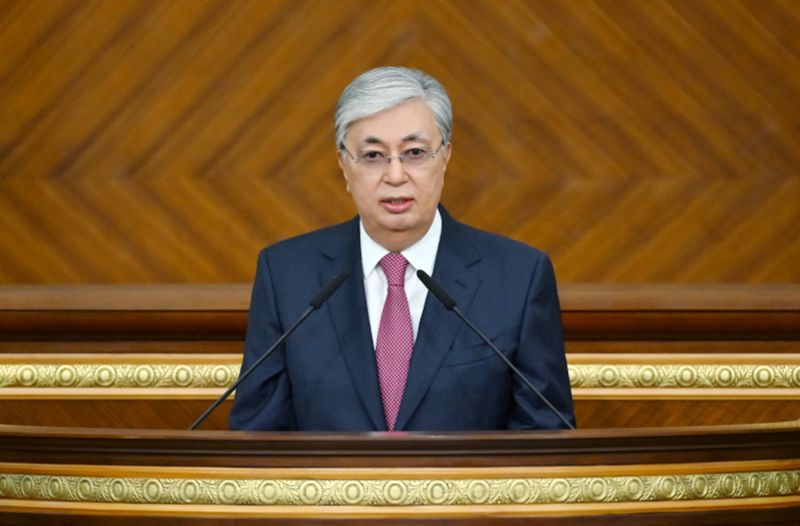Выступление Главы государства Касым-Жомарта Токаева на открытии первой сессии Парламента VIII созыва