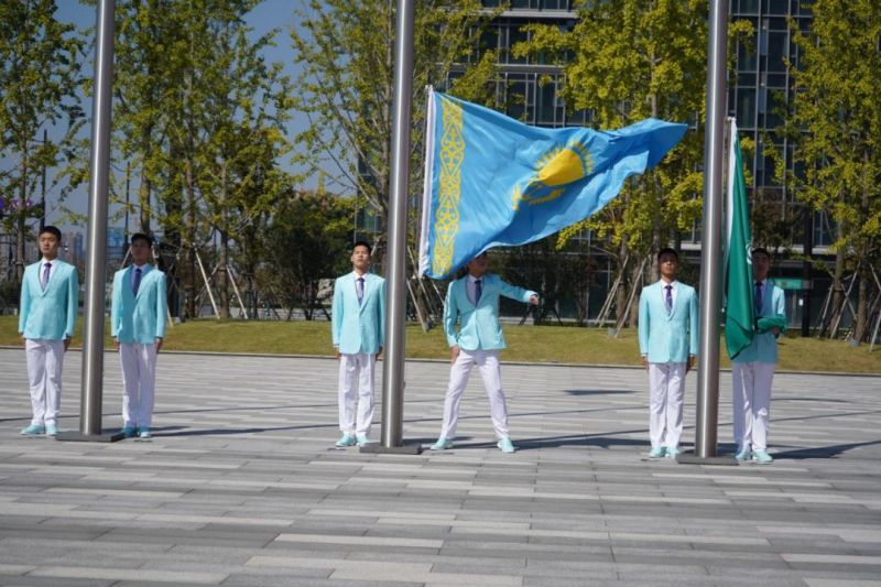 Торжественная церемония поднятия флага Казахстана состоялась в рамках Азиатских Пара игр Ханчжоу-2022