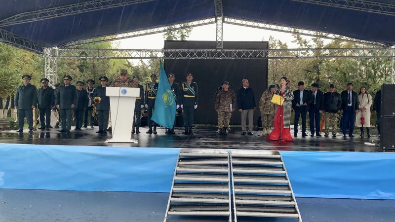 В Конаеве прошли проводы осеннего пополнения в ряды Вооруженных сил Казахстана