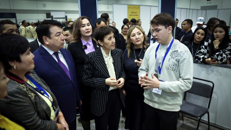 Тамара Дуйсенова встретилась с участниками республиканского чемпионата «Worldskills Kazakhstan 2023»