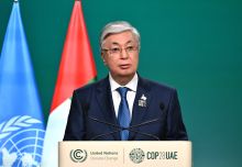 Глава государства выступил на Всемирном климатическом саммите в Дубае