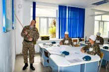 В десантно-штурмовой бригаде Конаевского гарнизона проходят сборы с мастерами по ремонту и обслуживанию воздушно-десантной техники