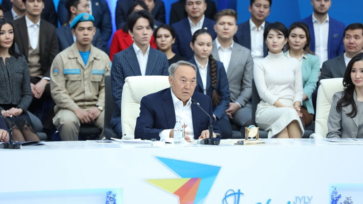 Выступление Президента Казахстана Н.А. Назарбаева на торжественной церемонии открытия Года молодежи