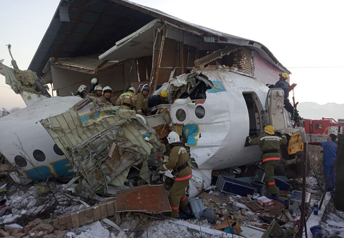 Крушение самолета в Алматы. Новая информация о пострадавших