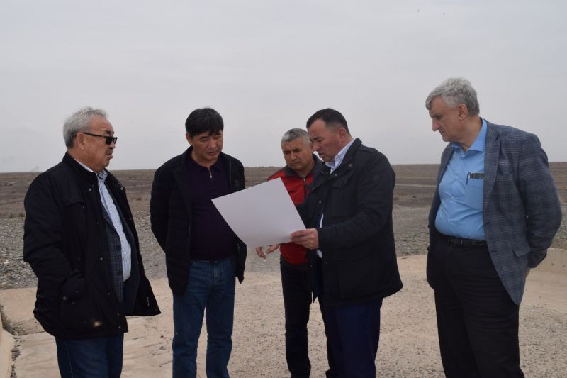 Стратегические объекты Уйгурского района посетил заместитель акима области Серикжан Бескемпиров