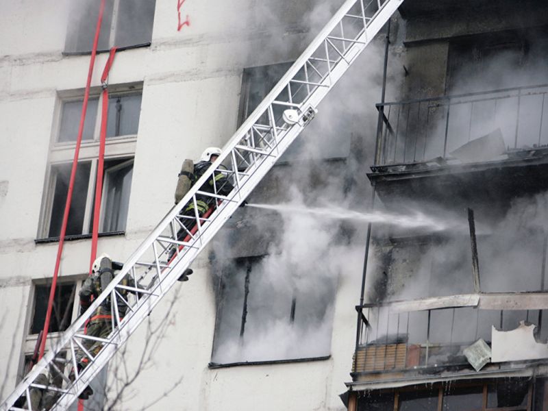Пожар в многоэтажке Каскелена отрезал пути эвакуации для жильцов верхних этажей