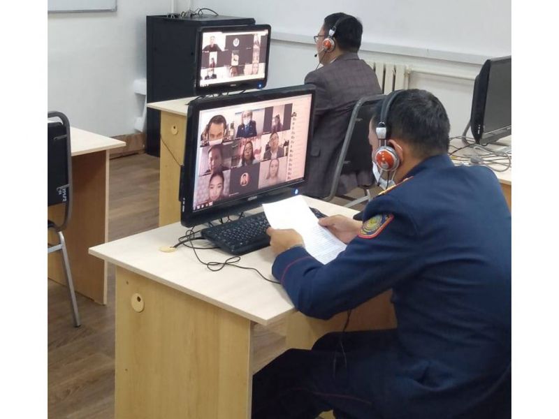 Сотрудники полиции Алматинской области провели онлайн-семинар