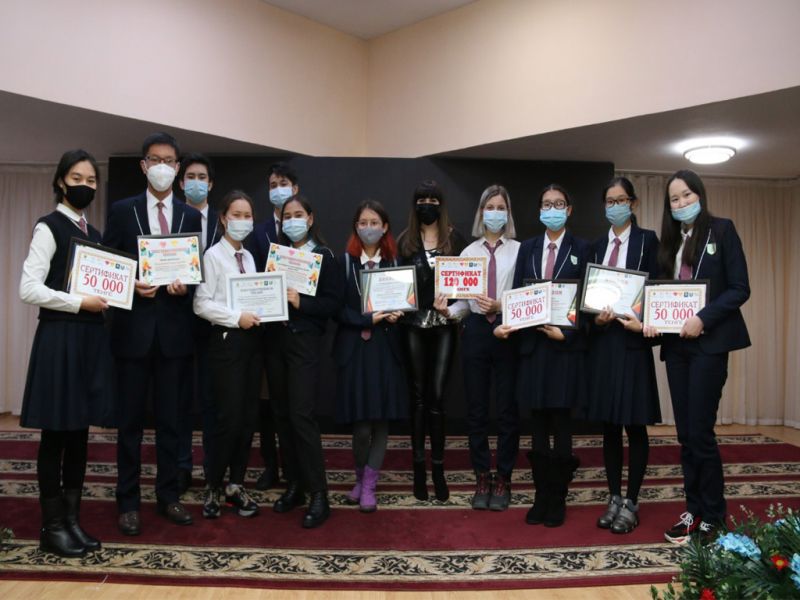 Ученики НИШ Талдыкоргана удостоены звания «Лучший волонтёр»