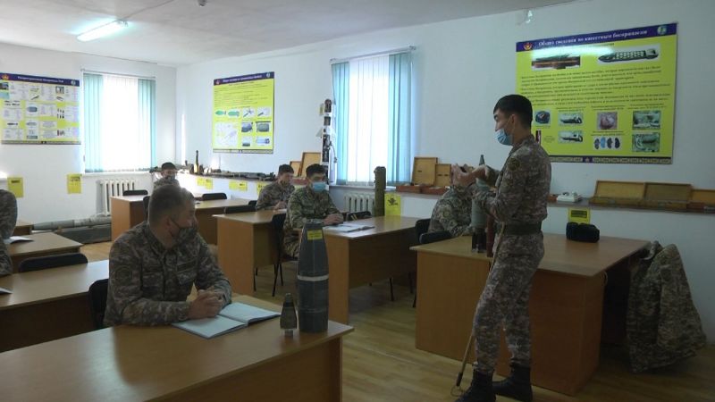 Саперы повышают профессиональный уровень в Капшагайском гарнизоне