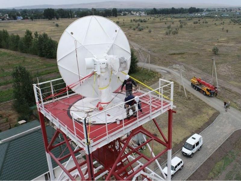 «Казгидромет» завершает монтаж метеорологических радаров