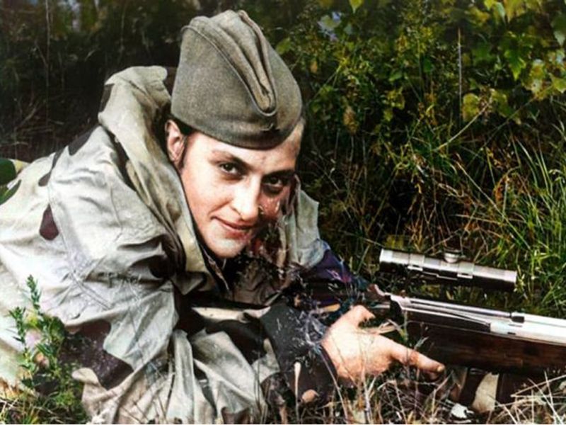Женщины-снайперы: 6 Героев Советского Союза