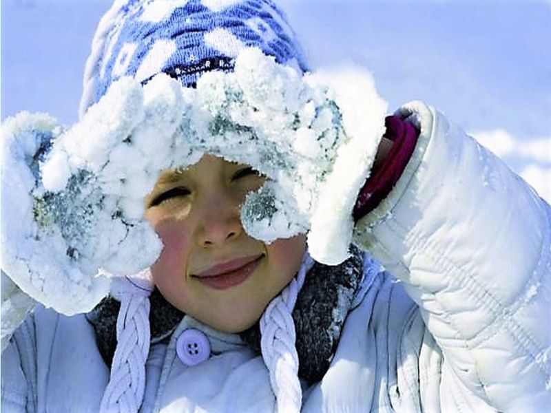 Как защитить кожу ребенка от мороза
