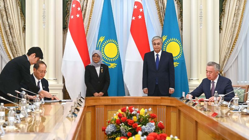 Казахстан и Сингапур подписали Соглашение о свободной торговле услугами и инвестициях
