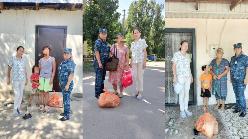 Благотворительную акцию провели сотрудники УИС в Алматинской области