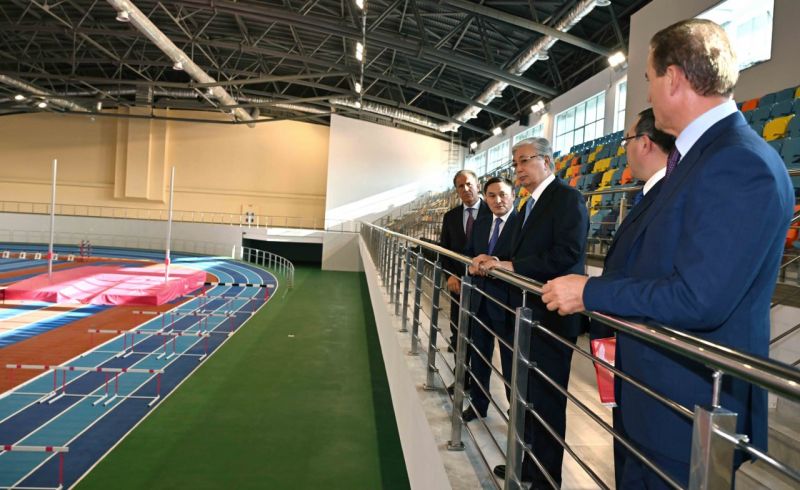 Касым-Жомарт Токаев посетил Республиканскую базу олимпийской подготовки в Алматинской области