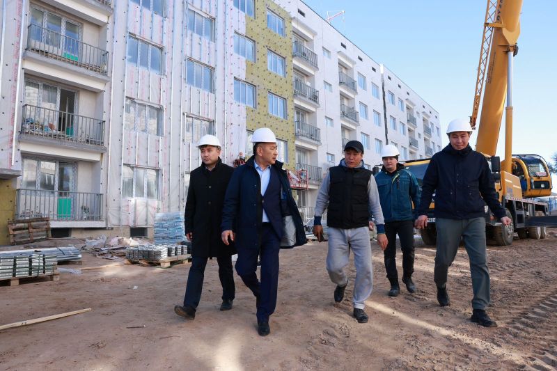 Строительство жилья в Конаеве идет на площади 108 тысяч квадратных метров