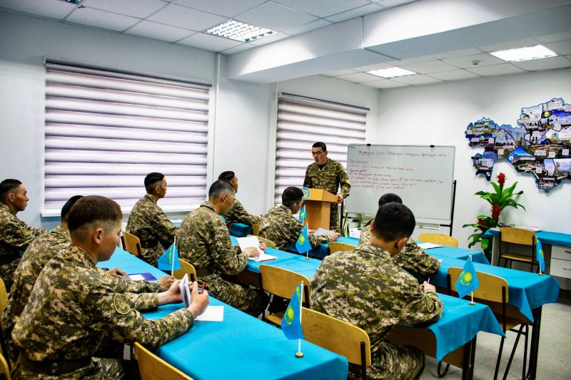 В Конаеве проходит один из этапов контрольно-комплексного курса «Сардар» для курсантов военного вуза