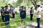 В Конаеве военнослужащие поздравили ветерана Великой Отечественной войны