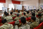 В городе Қонаев прошли сборы со специалистами РХБ защиты ВС РК