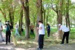 «Таза бейсенбі»: Более 70 жителей Илийского района приняли участие в экологической акции
