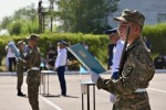 В Жетыгенском гарнизоне 100 солдат приняли Военную присягу