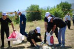 Чистый четверг: в Алматинской области очистили берега реки Шамалган