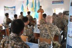 В городе Қонаев проходят воинские сборы с военнообязанными