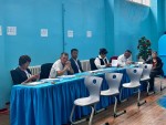 На выборах акима проголосовала чемпионка мира