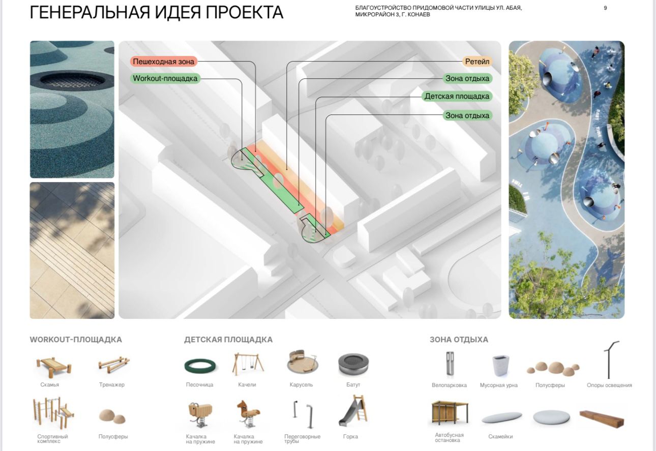 В городе Қонаев на месте незаконной торговли появится новый сквер