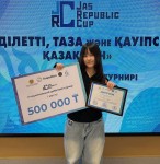 Победа ученицы NIS Almaty-Nauryzbay на Национальном турнире JasRepublic CUP