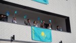 В городе Қонаев стартовала патриотическая акция «Менің елім – менің туым» приуроченная ко Дню Республики