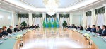 Қазақстан мен Түрікменстан президенттері кеңейтілген құрамда келіссөз жүргізді