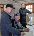 Проголосовали долгожители Шарына