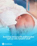 В день референдума в Алматинской области родились 24 малыша