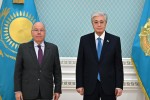 Глава государства принял министра иностранных дел Бразилии Мауро Виейру