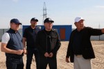 Марат Султангазиев проверил ход строительства объектов в областном центре