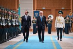 Тәуелсіздік сарайында елімізге ресми сапармен келген Кипр Республикасының Президентін ресми қарсы алу рәсімі өтті