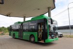 На линию вышли современные автобусы