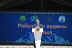 Глава государства высоко оценил вклад Райымбекского района в развитие страны