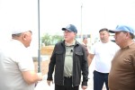 Аким Алматинской области проверил ход строительства социальных объектов