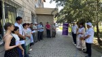 Предвыборный штаб партии «Әділет» встретился с дорожниками Талгарского района