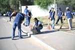 Город вышел на уборку