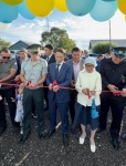 Кеген ауылында жаңа футбол және балалар ойын алаңы ашылды