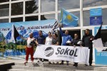 БЕС КӨЛІК, БІР БАҒЫТ: «СОКОЛ» СТК ӨКІЛДЕРІ ҚҰРЫЛТАЙ САЙЛАУЫНА ЕРЕКШЕ КЕЛДІ