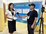 Сайлау учаскесінің жұмысын аяқтау туралы бақылаушымен сұхбат