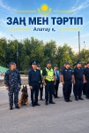 В Алатау прошел рейд в рамках концепции «Заң мен Тәртіп»