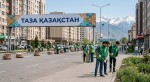 «Таза Қазақстан»: в городе Алатау продолжаются санитарные работы