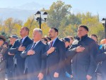 И гордо реет казахстанский флаг